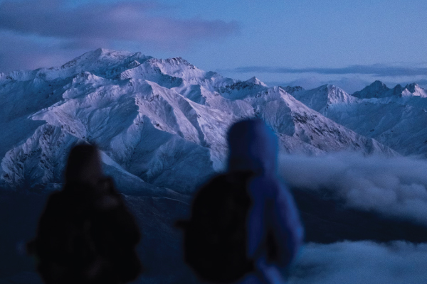 Snow covered mountain