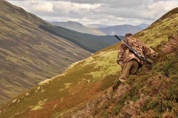 Hunter on Mountain